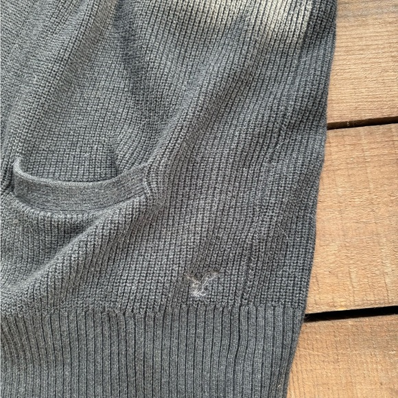 Men’s XL American Eagle Cardigan Gray - Picture 3 of 4
